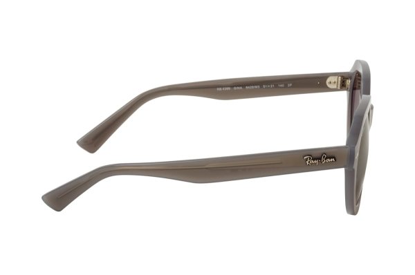   Ray-Ban Gina RB4399-6429-M3 Transparent Grey | Grey Polarized