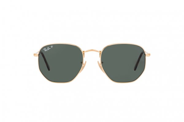   Ray-Ban Hexagonal Flat Lenses RB3548N-001-58 Arista | Natural Green Polarized