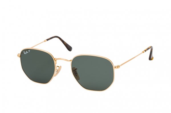   Ray-Ban Hexagonal Flat Lenses RB3548N-001-58 Arista | Natural Green Polarized