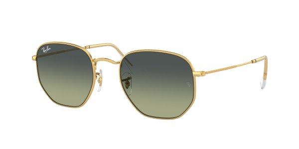   Ray-Ban Hexagonal RB3548-001-BH Arista | Green Gradient