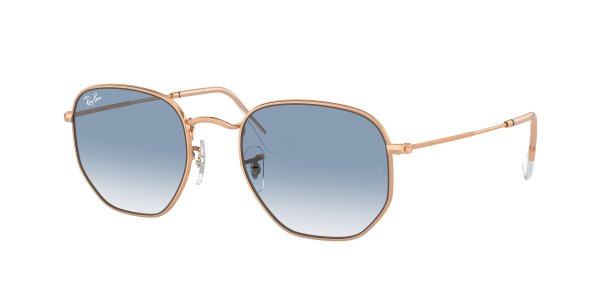 Sunglasses Ray-Ban Hexagonal RB3548-9202-3F Rose Arista | Light Blue Gradient