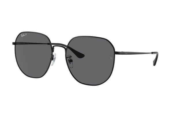   Ray-Ban Hexagonal RB3680D-002-81 Black | Dark Grey Polarized