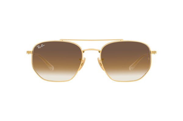   Ray-Ban Hexagonal RB3707-001-51 Arista | Brown Gradient