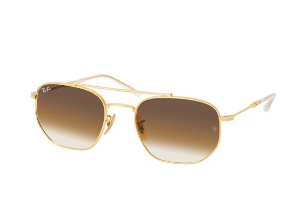   Ray-Ban Hexagonal RB3707-001-51 Arista | Brown Gradient