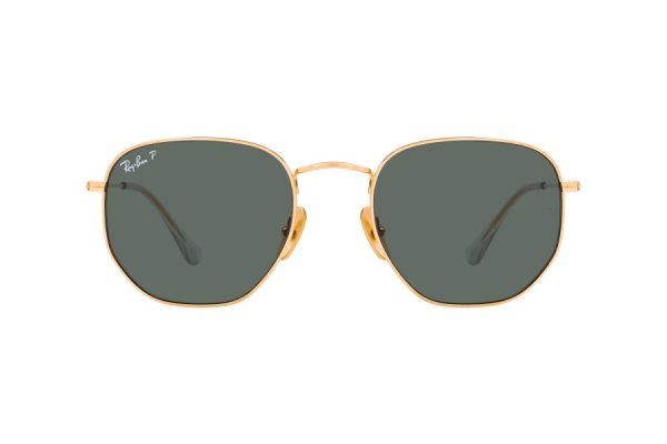   Ray-Ban Hexagonal Titanium RB8148-9216-58 Arista | Natural Green Polarized