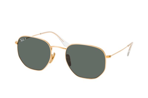   Ray-Ban Hexagonal Titanium RB8148-9216-58 Arista | Natural Green Polarized