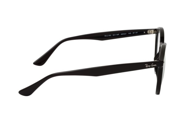   Ray-Ban Highstreet RB2180-601-MF Black | Clear to Blue (Photochromic)  