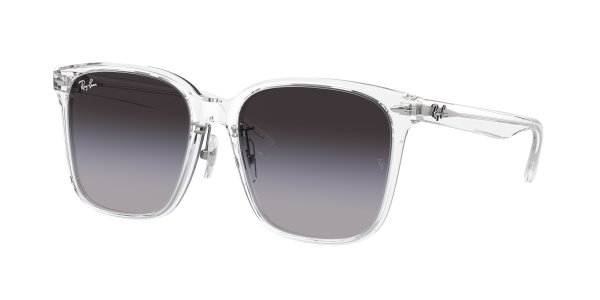  Ray-Ban Highstreet RB2206D-6447-8G Transparent | Dark Grey Gradient