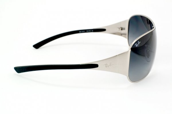   Ray-Ban Highstreet RB3321-042-8G Matte Silver | APX Gradient Grey
