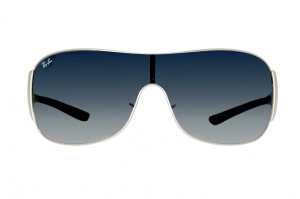   Ray-Ban Highstreet RB3321-042-8G Matte Silver | APX Gradient Grey