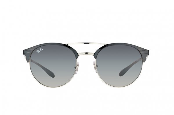   Ray-Ban Highstreet RB3545-9004-11 Black/Silver | Grey Gradient
