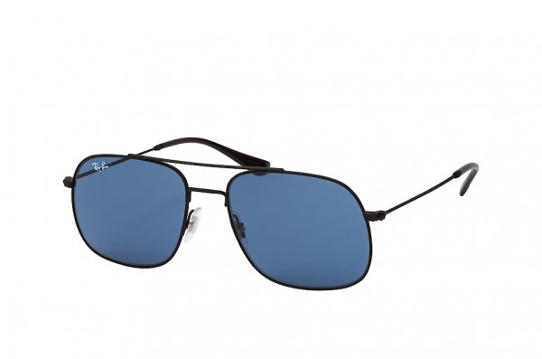   Ray-Ban Highstreet RB3595-9014-80 Black | Dark Blue