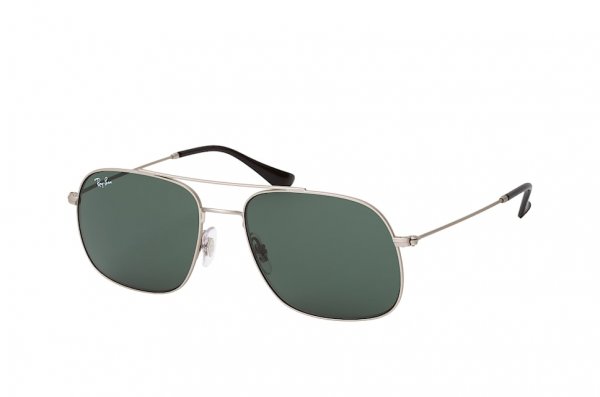   Ray-Ban Highstreet RB3595-9116-71 Gunmetal | Natural Green