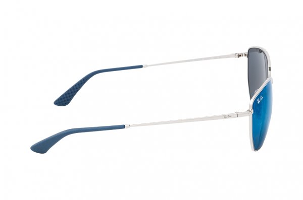   Ray-Ban Highstreet RB3653-003-55 Silver | Blue Mirror