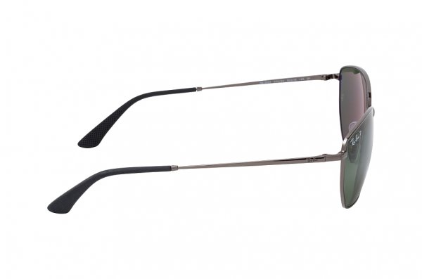  Ray-Ban Highstreet RB3653-004-9A Gunmetal | Natural Green Polarized
