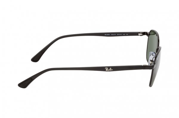   Ray-Ban Highstreet RB3664-002-31 Black | Natural Green