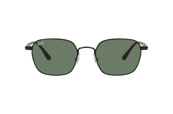   Ray-Ban Highstreet RB3664-002-31 Black | Natural Green