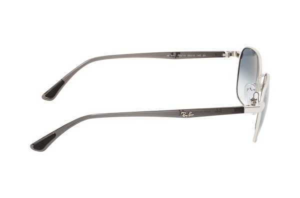   Ray-Ban Highstreet RB3664-003-19 Silver / Black | Light Blue Gradient