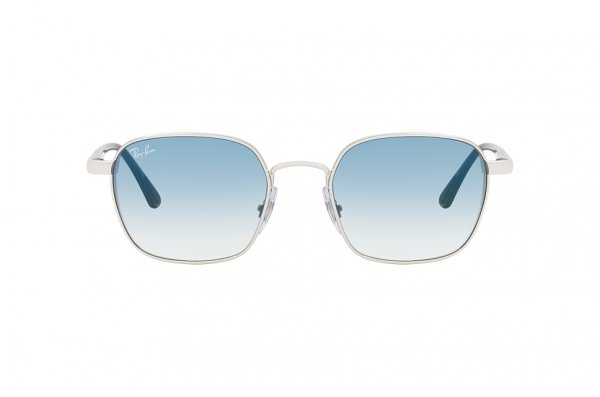   Ray-Ban Highstreet RB3664-003-19 Silver / Black | Light Blue Gradient