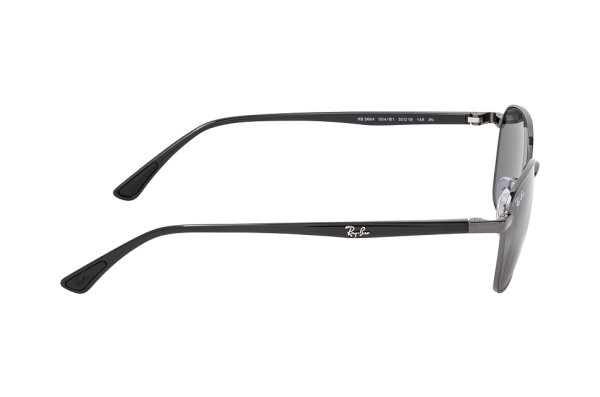   Ray-Ban Highstreet RB3664-004-B1 Gunmetal | Dark Grey