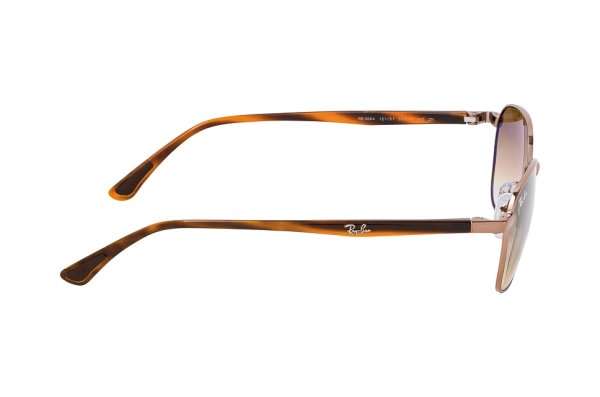   Ray-Ban Highstreet RB3664-121-51 Silver / Havana | Light Brown Gradient