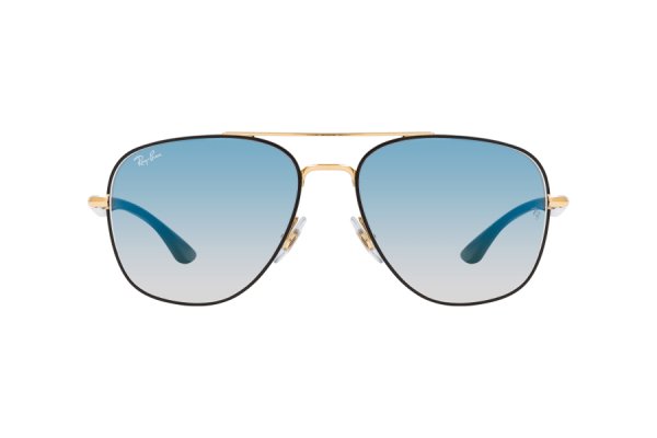   Ray-Ban Highstreet RB3683-9000-3F Arista / Black | Light Blue Gradient