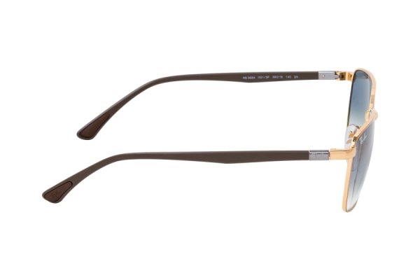   Ray-Ban Highstreet RB3684-001-3F Arista / Brown | Light Blue Gradient