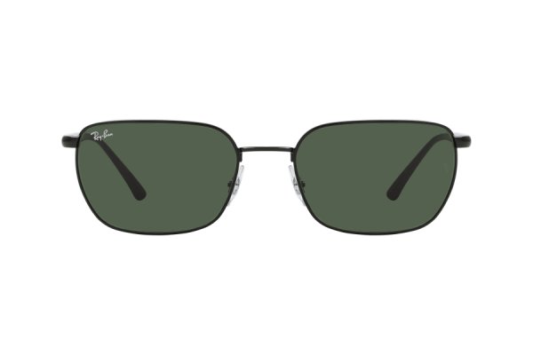   Ray-Ban Highstreet RB3684-002-31 Black | Natural Green