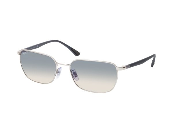   Ray-Ban Highstreet RB3684-003-32 Silver / Black | Light Grey Gradient