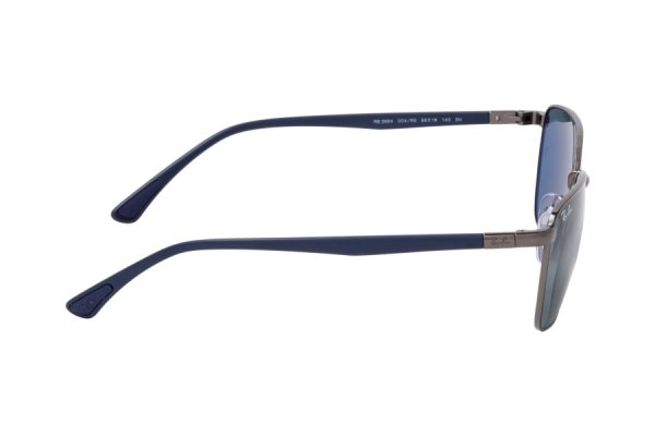  Ray-Ban Highstreet RB3684-004-R5 Gunmetal | Dark Blue