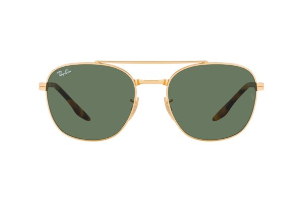   Ray-Ban Highstreet RB3688-001-31 Arista / Havana | Natural Green