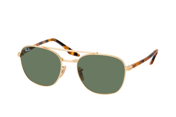   Ray-Ban Highstreet RB3688-001-31 Arista / Havana | Natural Green