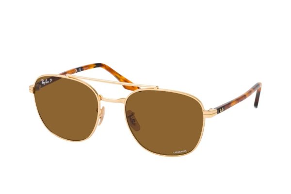   Ray-Ban Highstreet RB3688-001-AN Arista / Havana | Brown Polarized