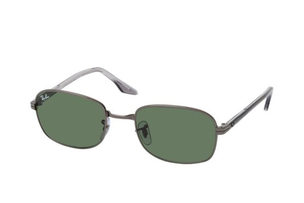   Ray-Ban Highstreet RB3690-004-31 Gunmetal | Natural Green