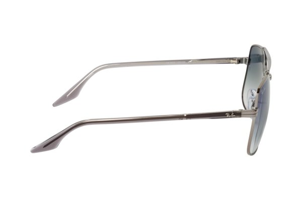  Ray-Ban Highstreet RB3699-004-3F Gunmetal | Light Blue Gradient