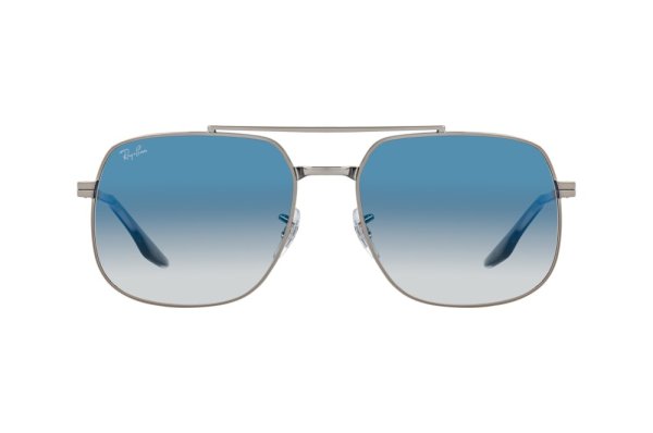   Ray-Ban Highstreet RB3699-004-3F Gunmetal | Light Blue Gradient