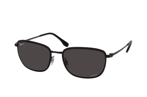   Ray-Ban Highstreet RB3705-002-K8 Black | Dark Grey Polarized