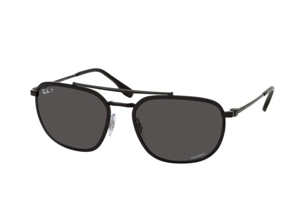   Ray-Ban Highstreet RB3708-002-K8 Black | Dark Grey Polarized