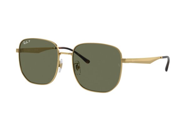   Ray-Ban Highstreet RB3713D-001-9A Arista | Natural Green Polarized