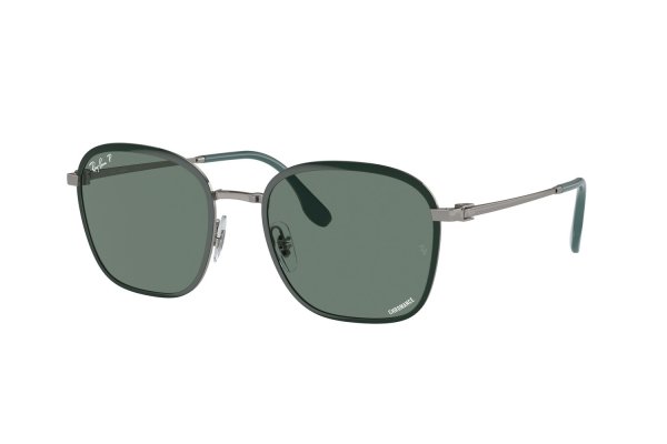   Ray-Ban Highstreet RB3720-9264-O9 Dark Green / Gunmetal | Grey Polarized