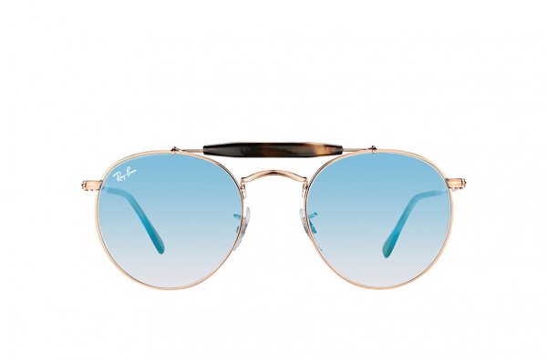   Ray-Ban Highstreet RB3747-9035-3F Dark Arista | Gradient Light Blue