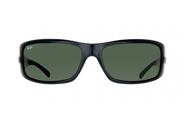   Ray-Ban Highstreet RB4057-601 Black | Natural Green (G-15XLT)