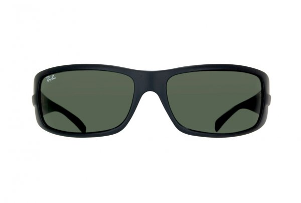   Ray-Ban Highstreet RB4057-601S Matt Black | Natural Green (G-15XLT)