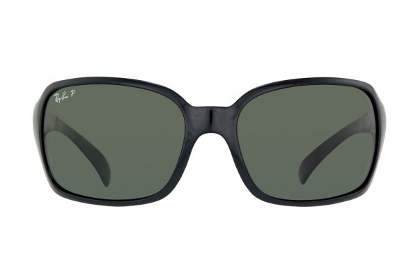   Ray-Ban Highstreet RB4068-601-58 Black | Natural Green Polarized