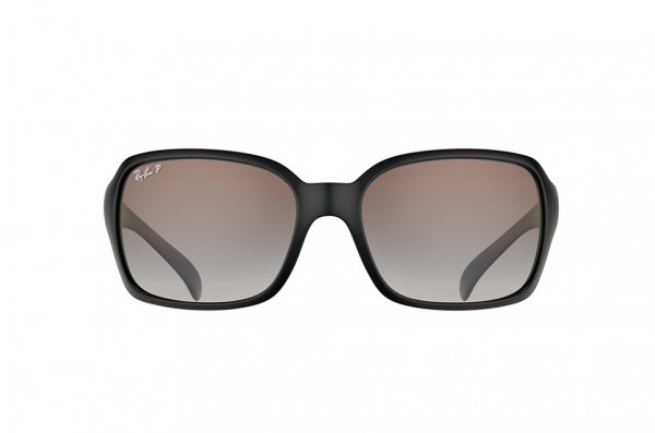   Ray-Ban Highstreet RB4068-601S-M3 Matt Black | Gradient Grey Polarized
