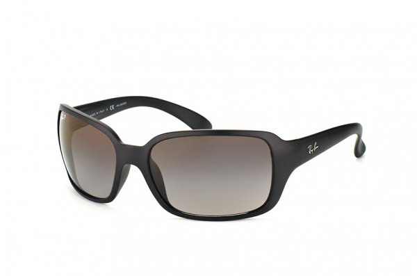   Ray-Ban Highstreet RB4068-601S-M3 Matt Black | Gradient Grey Polarized