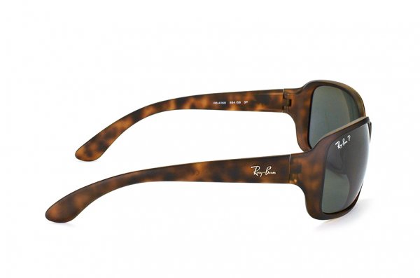   Ray-Ban Highstreet RB4068-894-58 Matt Havana| Natural Green Polarized