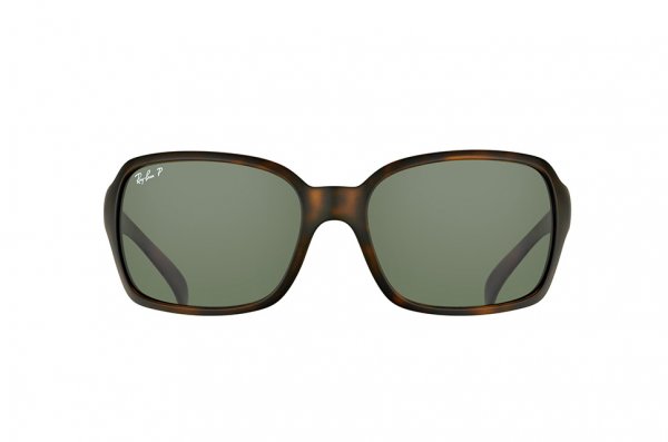   Ray-Ban Highstreet RB4068-894-58 Matt Havana| Natural Green Polarized