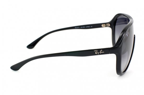   Ray-Ban Highstreet RB4077-601-8G Black | Poly. Gradient Grey