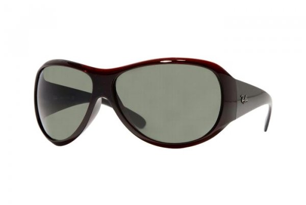   Ray-Ban Highstreet RB4104-660 Dark Red| Natural Green(G-15)